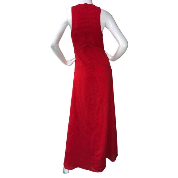 House of Harlow 1960 x Revolve Womens Size S Allegra Maxi Dress Gown Racing Red - Picture 10 of 16